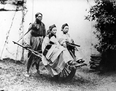 Shanghai Barrow Taxi, ca. 1870s door William Saunders